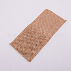 リネンカトラリーバッグ  長方形  キャメル  225x105x2mm&nbsp;AJEW-WH0017-25