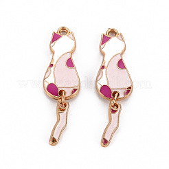 Eco-Friendly Alloy Enamel Pendants&nbsp;ENAM-T011-84-NR