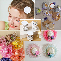 40Pcs Cloth Doll Hat&nbsp;AJEW-SC0031-35