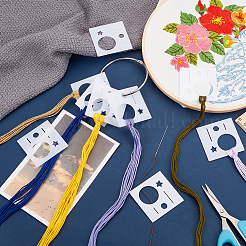50Pcs Square Acrylic Embroidery Thread Organizer&nbsp;DIY-OC0012-63