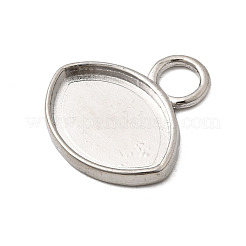 Alloy Pendant Cabochon Settings&nbsp;PALLOY-F318-06P