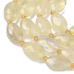 Natural Lemon Quartz(Heated)  Beads Strands&nbsp;G-A295-A11-01