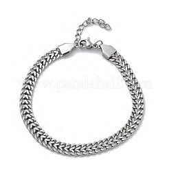 304 Stainless Steel Chains Bracelets&nbsp;BJEW-U017-02P