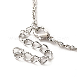 Alloy Rhinestone Cat Pendant Necklace&nbsp;NJEW-A017-01P-02