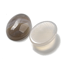 天然グレーアゲートの宝石のカボション  オーバル  18x13x5~5.5mm&nbsp;G-C115-01A-26