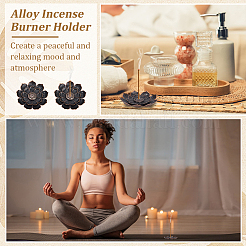 60Pcs Alloy Incense Burner Holder&nbsp;AJEW-WA0001-22