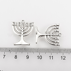 Tibetan Style Alloy Pendants&nbsp;X-TIBEP-Q078-41AS-NR