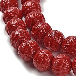 Synthetic Coral Carved Beads Strands&nbsp;CORA-H003-03