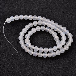 Natural White Agate Beads&nbsp;X-AGAT-6D-14