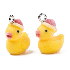 Flocky Resin Pendants&nbsp;RESI-N032-01P