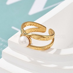 304 Stainless Steel Cuff Rings&nbsp;RJEW-S396-03G