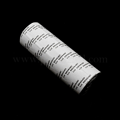 熱間溶融プラスチックラインストーン接着剤シート  布袋や靴のトリミング用  クリスタル  201x1.5mm  約6.56フィート（2m）/ロール&nbsp;OCOR-WH0073-16