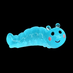 Luminous Resin Worm Ornament&nbsp;DJEW-R011-01A-01