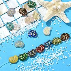 16Pcs 16 Colors Handmade Lampwork Beads&nbsp;LAMP-CJ0002-82