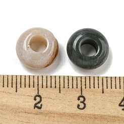 天然石インディアン瑪瑙ビーズ  ロンデル  10x4.5mm  穴：3.5mm&nbsp;X-G-Q173-03A-29