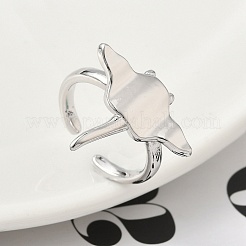 Brass Cuff Rings&nbsp;RJEW-H256-23P