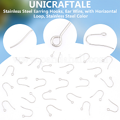 300Pcs 316L Surgical Stainless Steel Earring Hooks&nbsp;STAS-UN0054-48