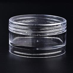 ポリスチレンビーズ貯蔵容器  5つのコンパートメントオーガナイザーボックス付き  ジュエリービーズ用小さなアクセサリー  コラム  透明  6x12.2cm  コンパートメント：5.4x2センチメートル&nbsp;CON-Q038-005C