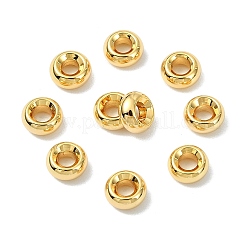 シェグレイスの真鍮ビーズ  ロンデル  カドミウムフリー＆ニッケルフリー＆鉛フリー  18KGP本金メッキ  5x2.5mm  穴：2mm&nbsp;XGR0117G-124G