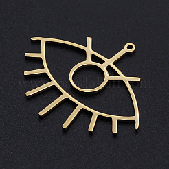 201 Stainless Steel Laser Cut Pendants&nbsp;STAS-S105-T920-2