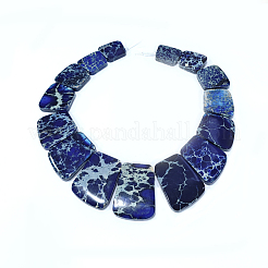 Natural Imperial Jasper Graduated Beads Strands&nbsp;G-P296-A03
