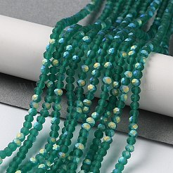 Imitation Jade Glass Beads Strands&nbsp;EGLA-YW0003-19A-15
