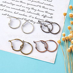 Brass Hoop Earrings&nbsp;KK-CD0001-10
