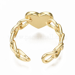 Brass Enamel Cuff Rings&nbsp;RJEW-N035-006-NF