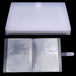 6インチ透明PPプラスチックフォトカード収納アルバム  ポケット120つ付きフォトアルバム  透明  243x190x26mm&nbsp;AJEW-WH0696-614