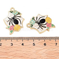Halloween Theme Rack Plating Alloy Enamel Pendants&nbsp;FIND-Q099-02E-G