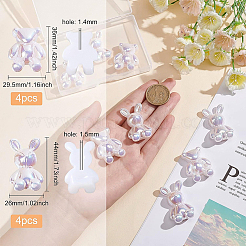 ABS Plastic Beads&nbsp;FIND-BC0003-10