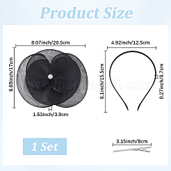 Plastic Hair Bands&nbsp;OHAR-WH20021-006C