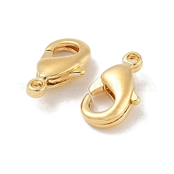 真鍮カニカン  カドミウムフリー＆ニッケルフリー＆鉛フリー  18KGP本金メッキ  10x5x2.5mm  穴：1mm&nbsp;KK-H503-34G-02