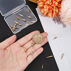 24Pcs 3 Style Brass Charms&nbsp;KK-UN0001-43