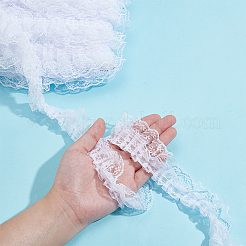 20M Polyester Pleated Lace Trim&nbsp;OCOR-HY0001-20C