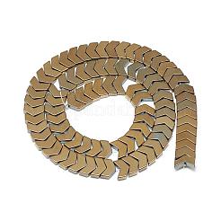 Electroplate Non-magnetic Synthetic Hematite Bead Strands&nbsp;G-Q486-19F