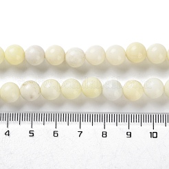 天然石翡翠ビーズ連売り  ラウンド  8.5mm  穴：0.8mm  約45個/連  14.92インチ（37.9cm）&nbsp;G-L609-A01-01