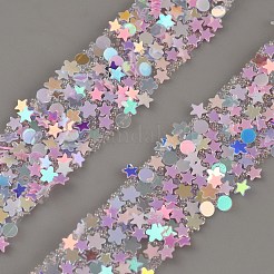 ラインストーンリボン  スターズホットドリルストリップ  ピンク  1/2インチ（14mm）〜5/8インチ（15mm）&nbsp;OCOR-WH20071-003D