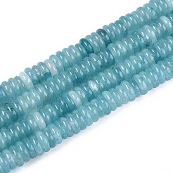 Dyed Natural White Jade Beads Strands&nbsp;G-T142-6mm-05F