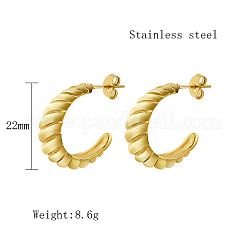 304 Stainless Steel Stud Earrings&nbsp;CK0506-1
