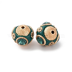 Handmade Resin Indonesia Round Beads&nbsp;IPDL-R400-17