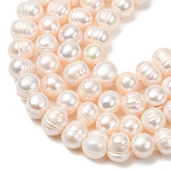 Natural Cultured Freshwater Pearl Beads Strands&nbsp;PA-CBABE82-06C