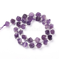 Natural Amethyst Beads Strands&nbsp;G-Z014-09