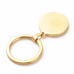 304 Stainless Steel Pendants Keychain&nbsp;KEYC-JKC00314-01