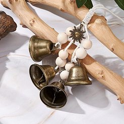 Iron Bell Pendant Decoration&nbsp;HJEW-JM02253