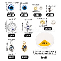 DIY Evil Eye Beads Bracelet Making Kit&nbsp;DIY-NB0006-18