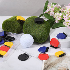 24Pcs 4 Colors PE Golf Cleaning Brush&nbsp;AJEW-CA0005-21