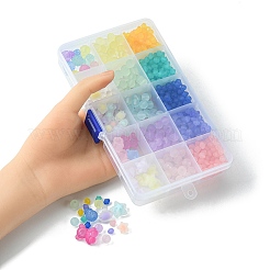 つや消しアクリルビーズ  多面カット  混合図形  ミックスカラー  6~18.5x6~16x5.5~11mm  穴：1.5~3mm  731個/箱&nbsp;MACR-YW0002-41
