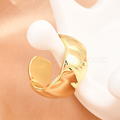 Brass Cuff Rings for Women&nbsp;RJEW-Z113-09G