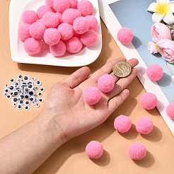 150Pcs Polyester Pom Pom Ball&nbsp;DIY-SC0031-33D